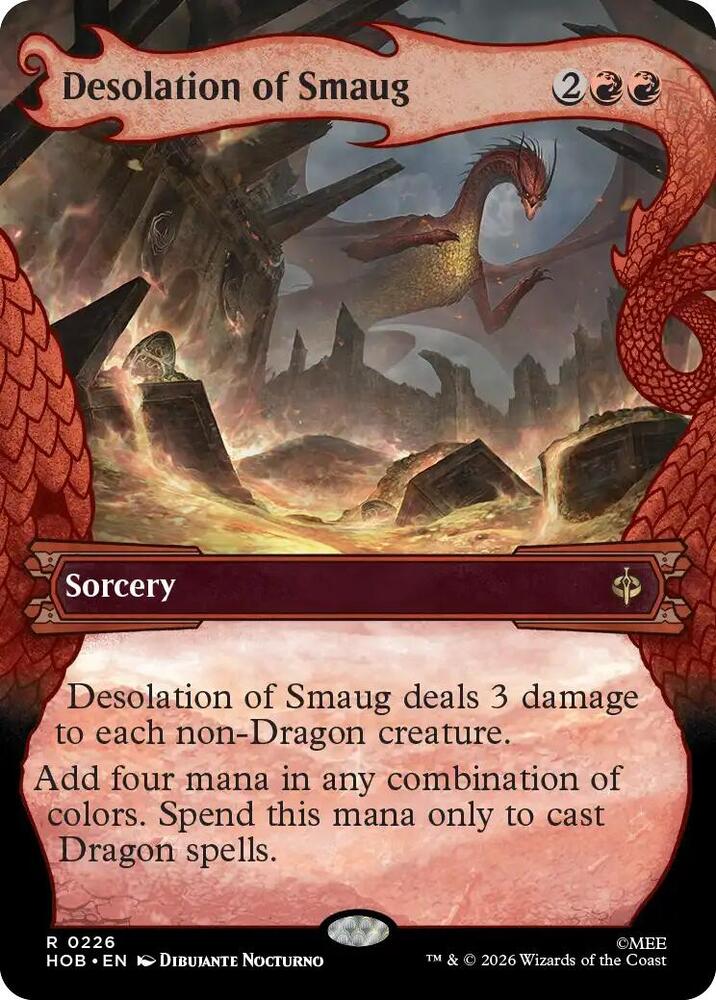 Desolation of Smaug (Showcase) 226 card from The Hobbit