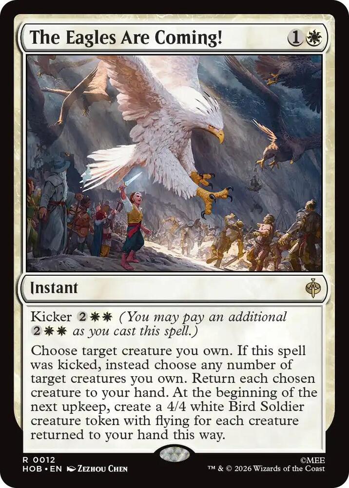 The Eagles Are Coming! 12 card from The Hobbit