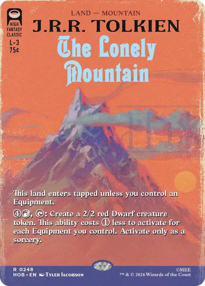 The Lonely Mountain (Borderless) 248 card from The Hobbit