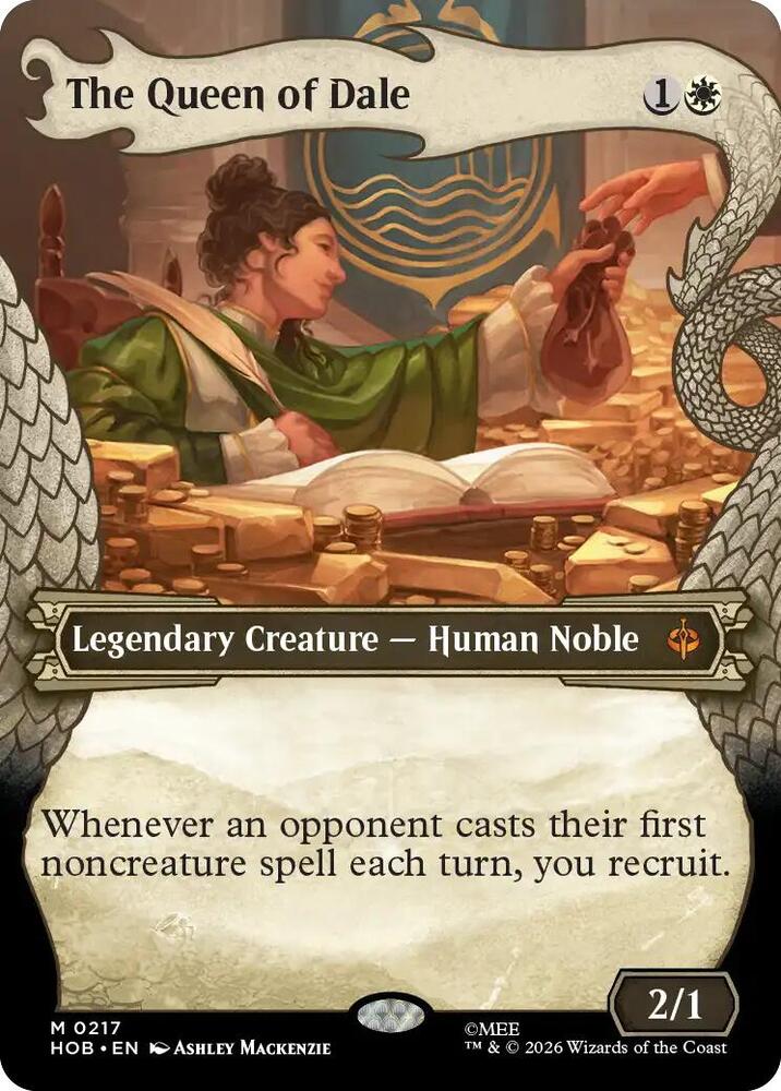 The Queen of Dale (Showcase) 217 card from The Hobbit