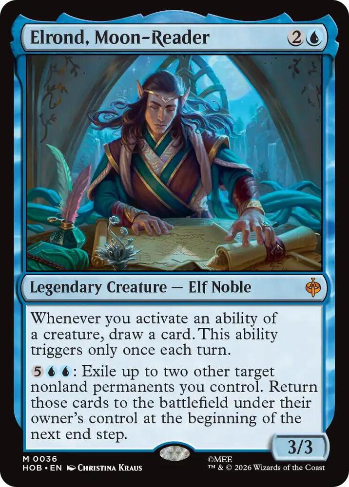 Elrond, Moon-Reader 36 card from The Hobbit