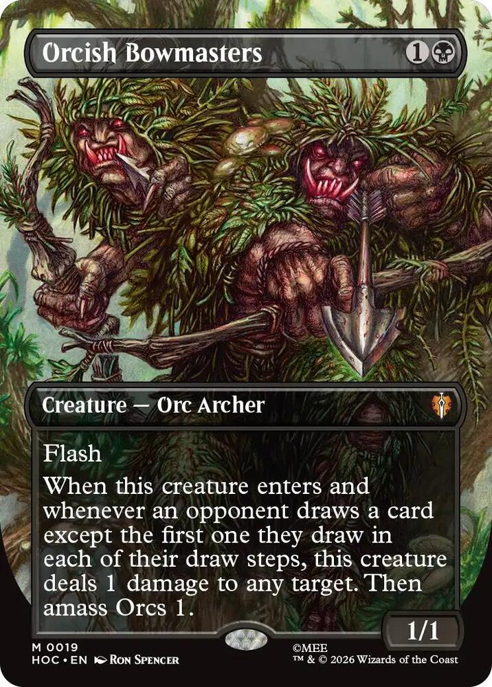 Orcish Bowmasters (Borderless) 19 card from The Hobbit: Eternal-Legal