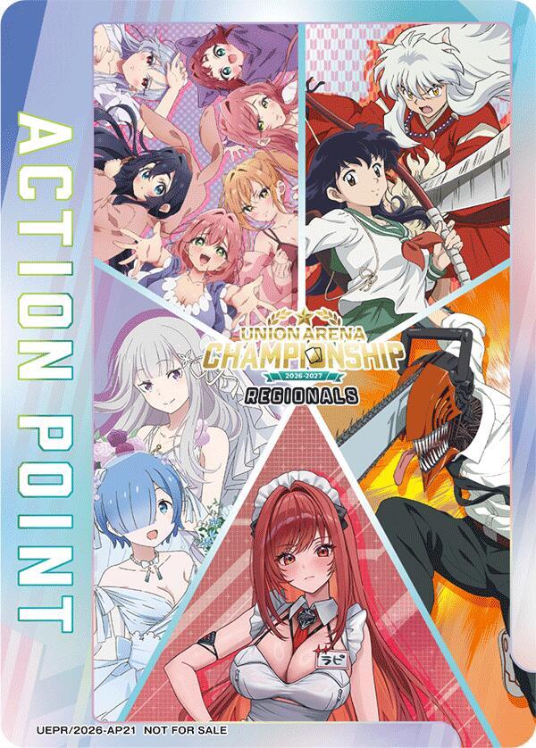 Action Point Card (AP21) (Regionals 26-27) UEPR/2026-AP21 card from Union Arena Promotion Cards