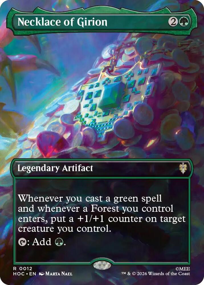Necklace of Girion (Borderless) 12 card from The Hobbit: Eternal-Legal