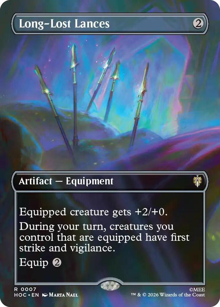 Long-Lost Lances (Borderless) 7 card from The Hobbit: Eternal-Legal