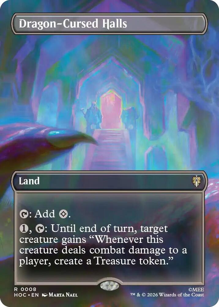 Dragon-Cursed Halls (Borderless) 8 card from The Hobbit: Eternal-Legal