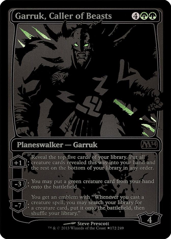 Garruk, Caller of Beasts (SDCC 2013 Exclusive) 172 card from Media Promos