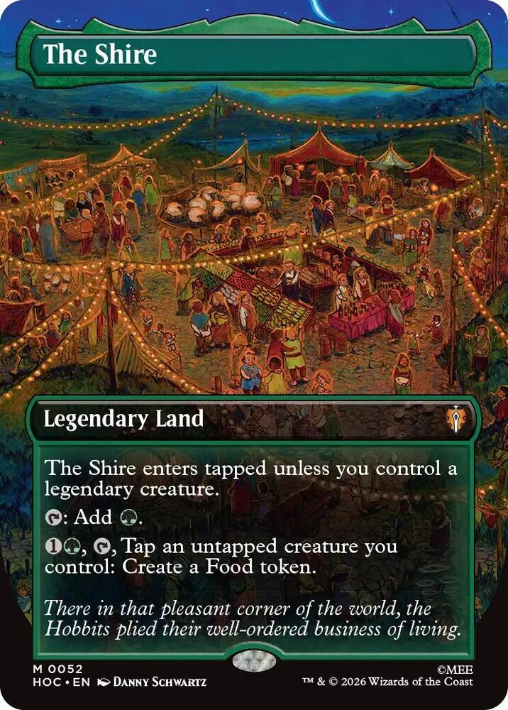 The Shire (Borderless) 52 card from The Hobbit: Eternal-Legal