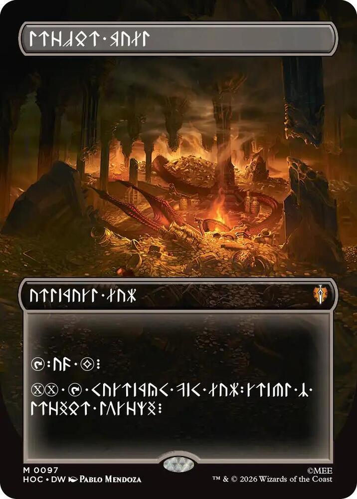 Treasure Vault (Borderless) (Dwarvish) 97 card from The Hobbit: Eternal-Legal