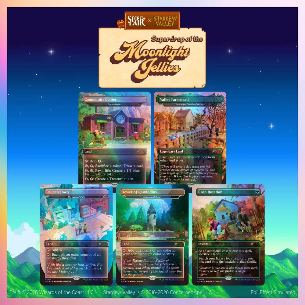 Secret Lair Drop: Secret Lair x Stardew Valley: Life in Pelican Town - Traditional Foil Edition card from Secret Lair Drop Series