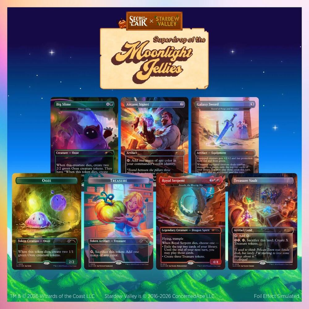 Secret Lair Drop: Secret Lair x Stardew Valley: A Flicker in the Deep - Traditional Foil Edition card from Secret Lair Drop Series