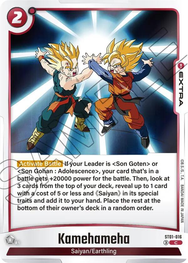 Kamehameha ST01-016 card from Story Booster 01