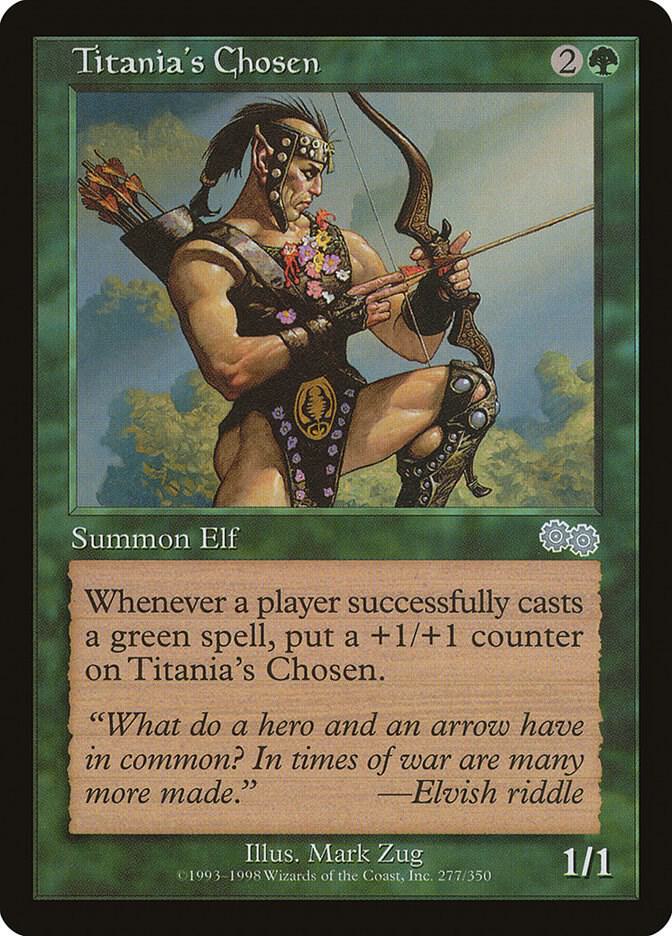 Titania's Chosen 277 card from Urza's Saga