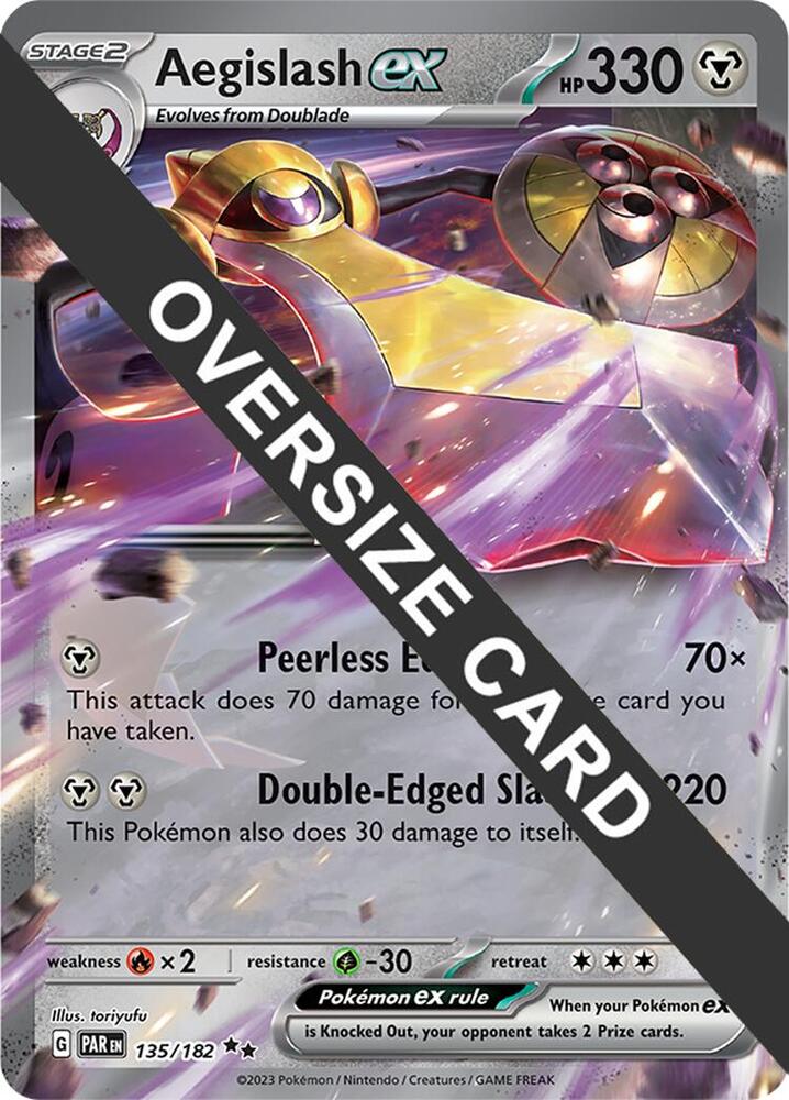 Aegislash ex 135/182 card from Jumbo Cards
