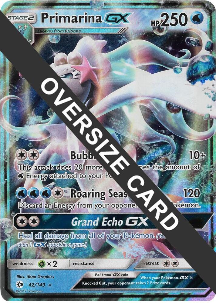 Primarina GX 42/149 card from Jumbo Cards