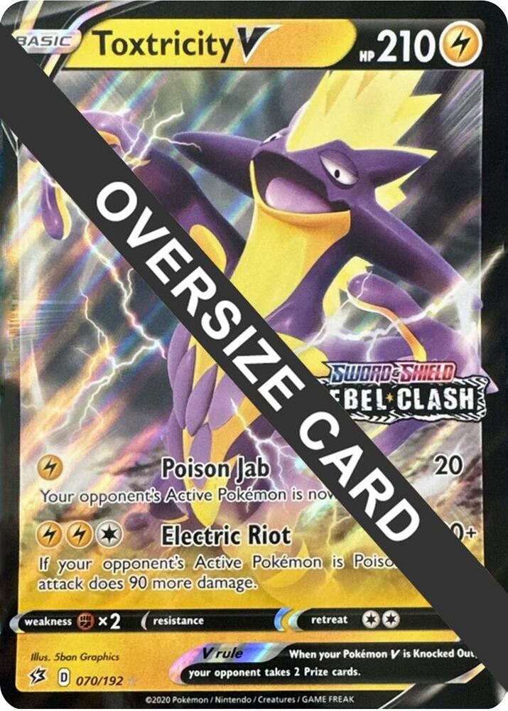 Toxtricity V 070/192 card from Jumbo Cards