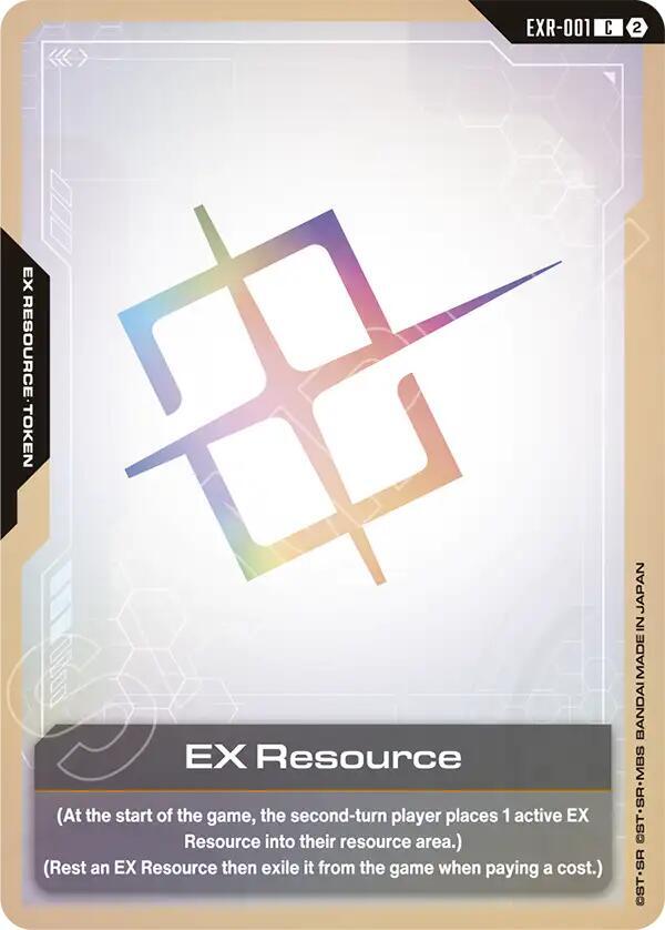 EX Resource EXR-001 card from Deck Build Box Freedom Ascension