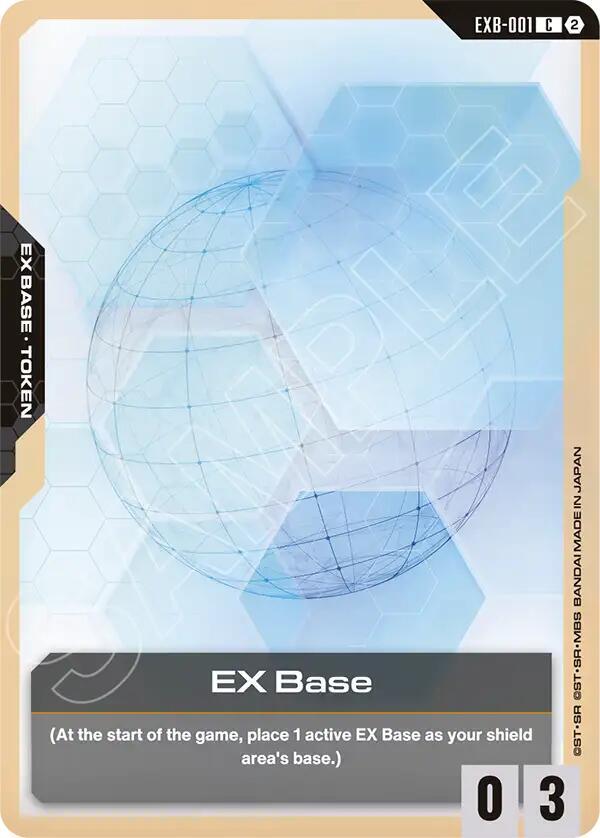 EX Base EXB-001 card from Deck Build Box Freedom Ascension