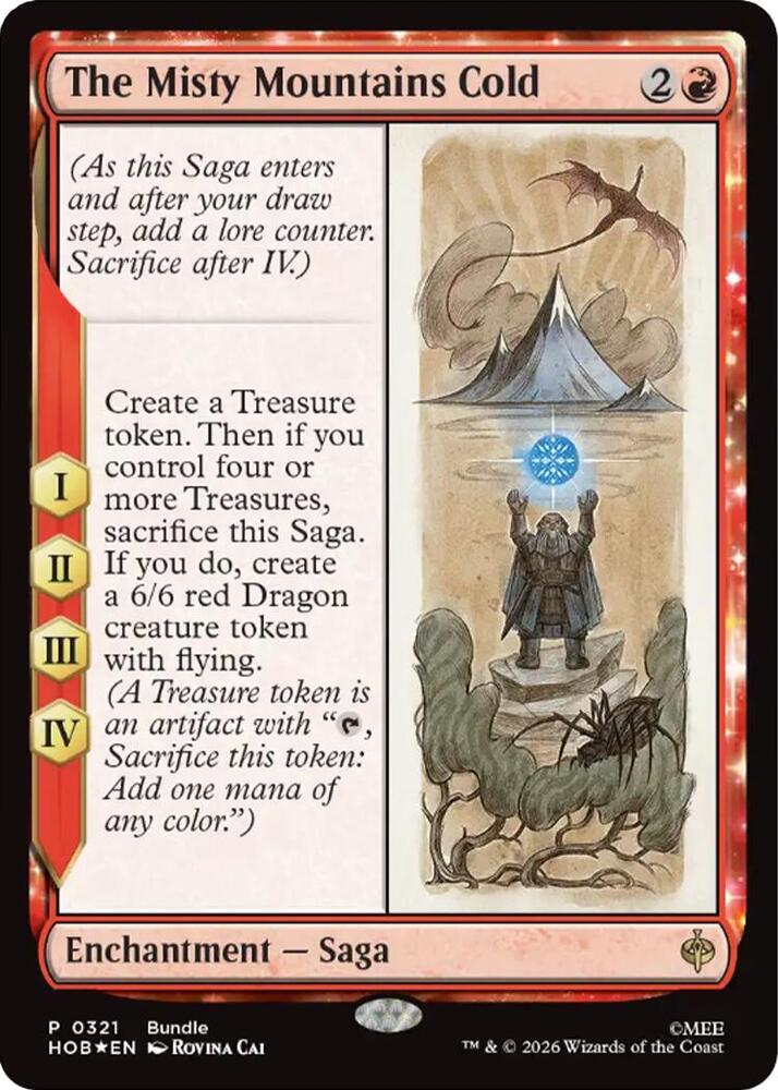 The Misty Mountain Cold 321 card from Unique and Miscellaneous Promos