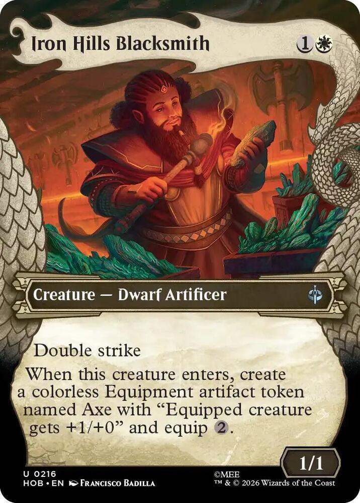 Iron Hills Blacksmith (Showcase) 216 card from The Hobbit