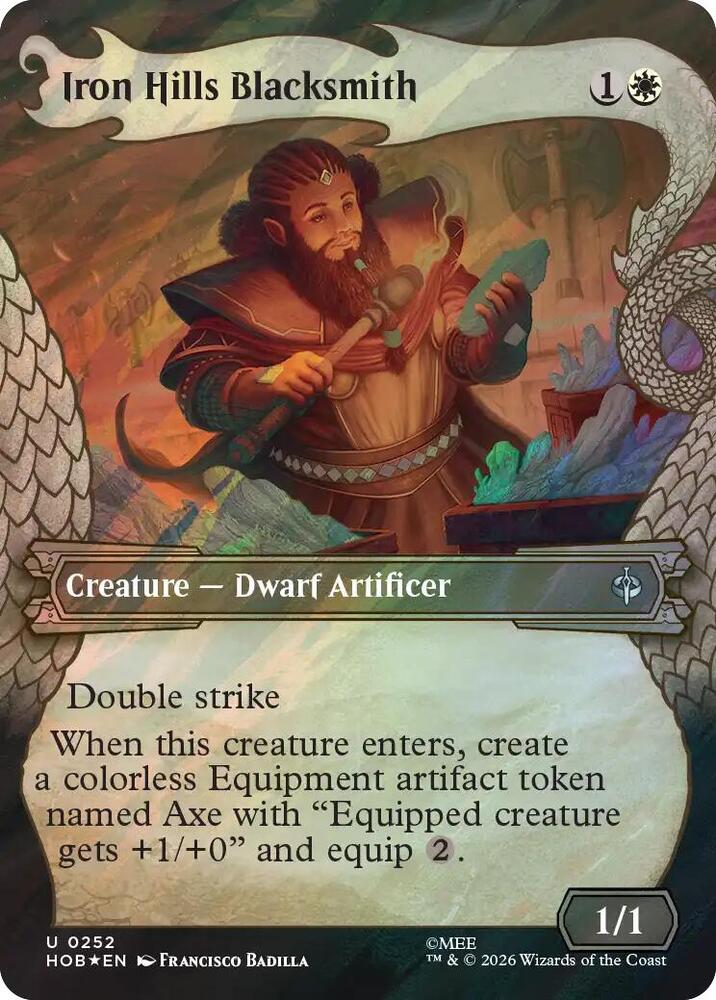 Iron Hills Blacksmith (Showcase) (Surge Foil) 252 card from The Hobbit