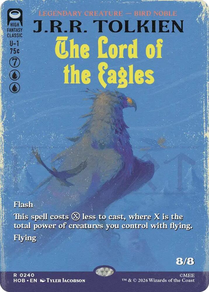 The Lord of the Eagles (Borderless) 240 card from The Hobbit
