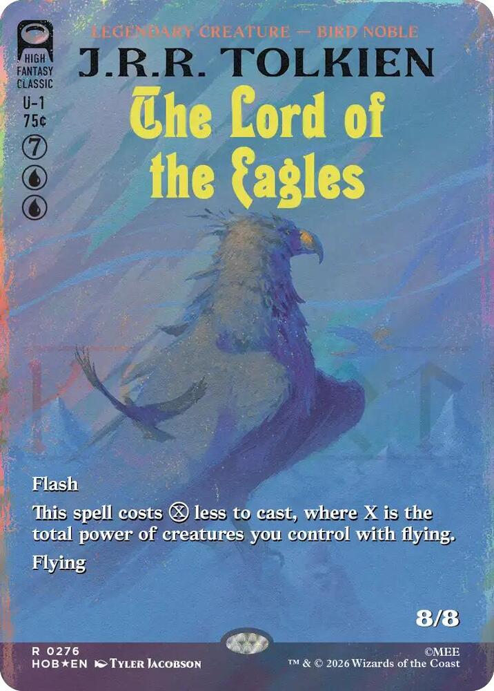 The Lord of the Eagles (Borderless) (Surge Foil) 276 card from The Hobbit
