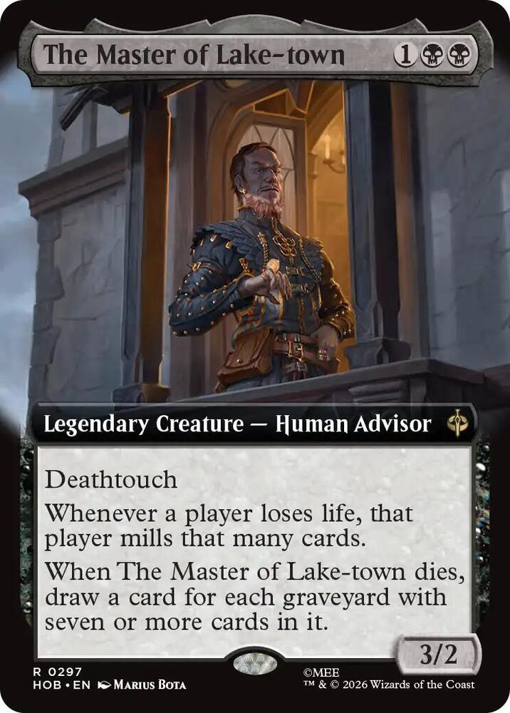 The Master of Lake-town (Extended Art) 297 card from The Hobbit