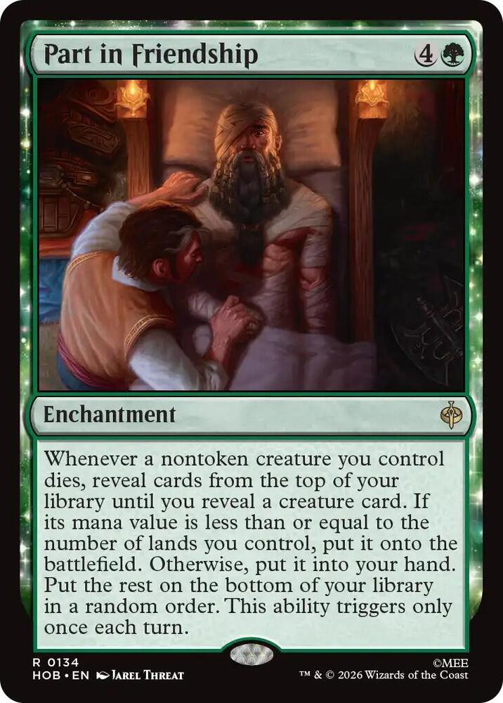 Part in Friendship 134 card from The Hobbit