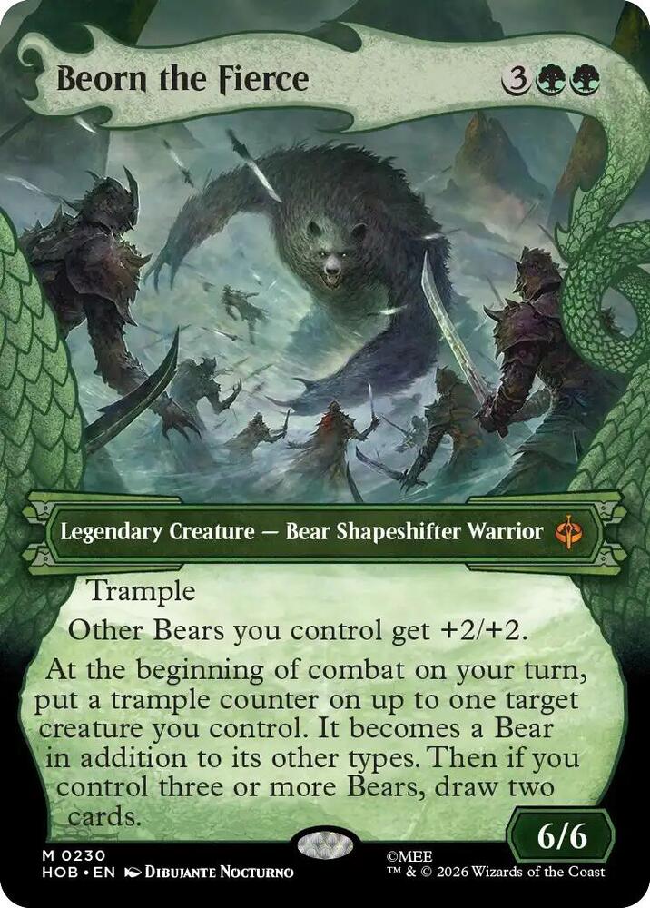 Beorn the Fierce (Showcase) 230 card from The Hobbit