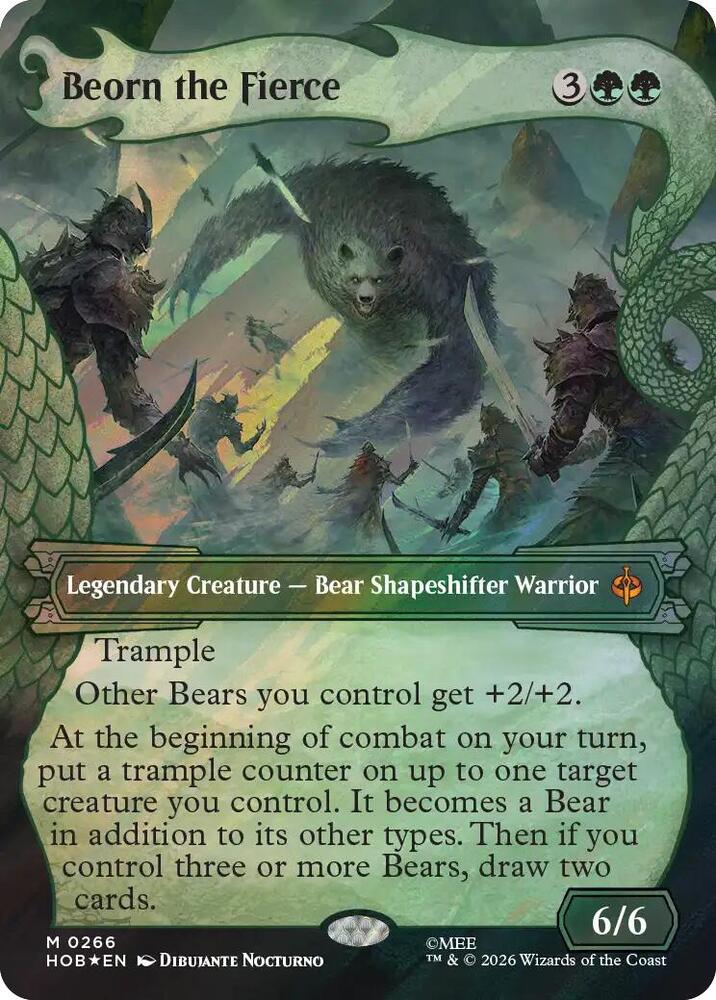 Beorn the Fierce (Showcase) (Surge Foil) 266 card from The Hobbit