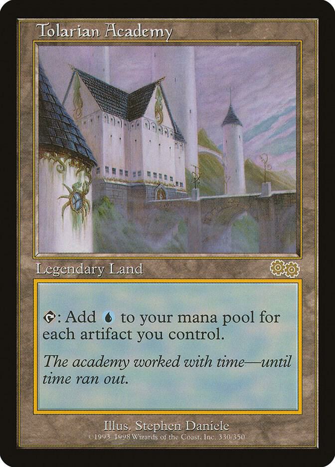 Tolarian Academy 330 card from Urza's Saga