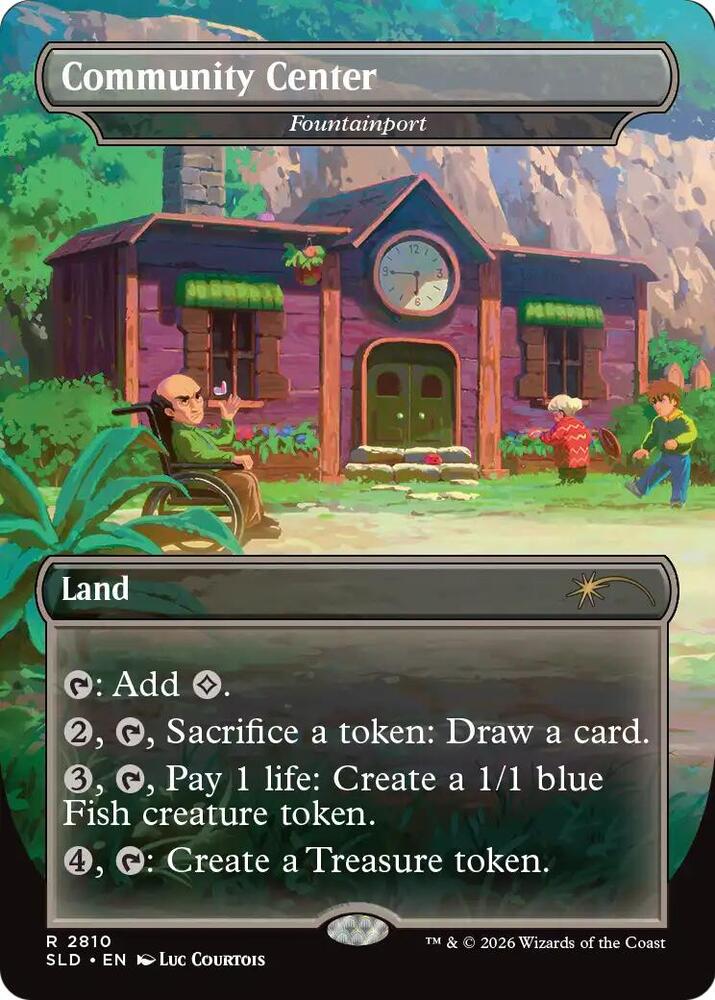Community Center - Fountainport 2810 card from Secret Lair Drop Series