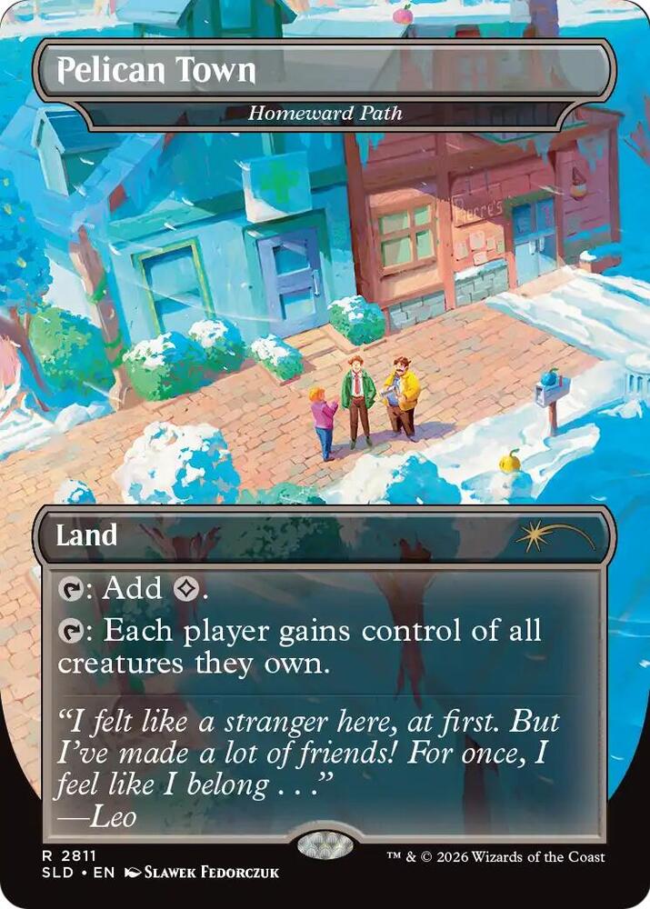 Pelican Town - Homeward Path 2811 card from Secret Lair Drop Series