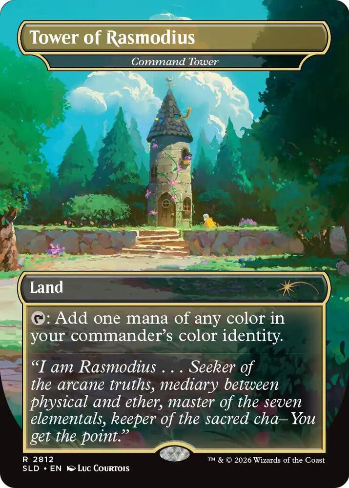 Tower of Rasmodius - Command Tower 2812 card from Secret Lair Drop Series