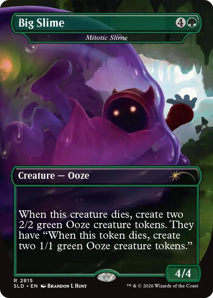 Big Slime - Mitotic Slime 2815 card from Secret Lair Drop Series