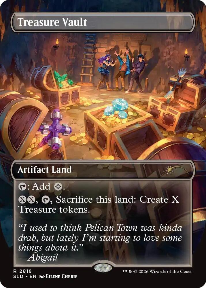 Treasure Vault 2818 card from Secret Lair Drop Series