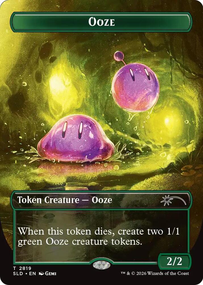 Ooze Token 2819 card from Secret Lair Drop Series
