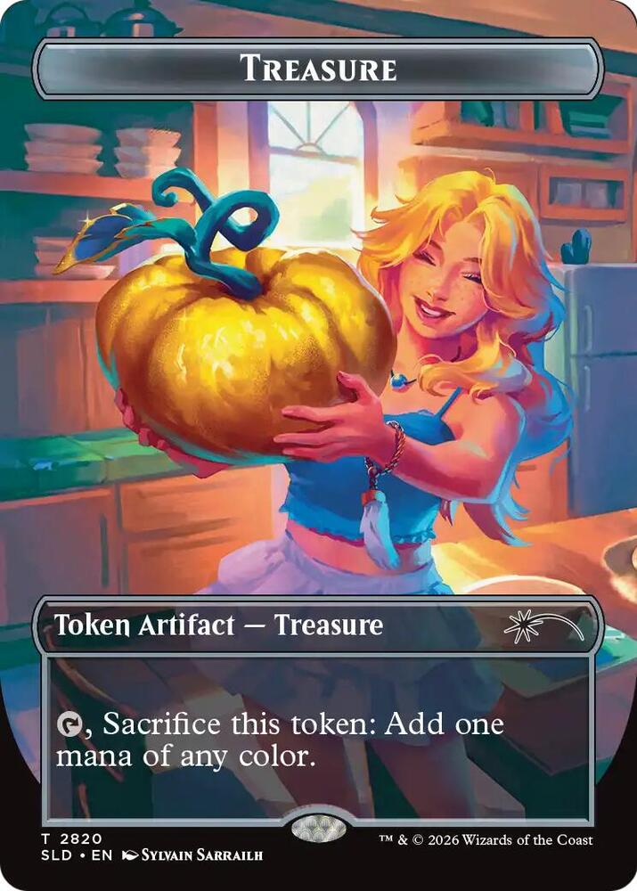 Treasure Token 2820 card from Secret Lair Drop Series