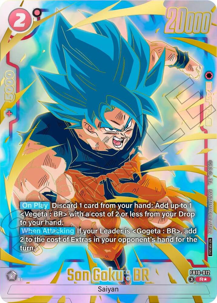 Son Goku : BR (Limited Pack 26-27 WAVE2) FB10-012 card from Tournament and Championship Promos