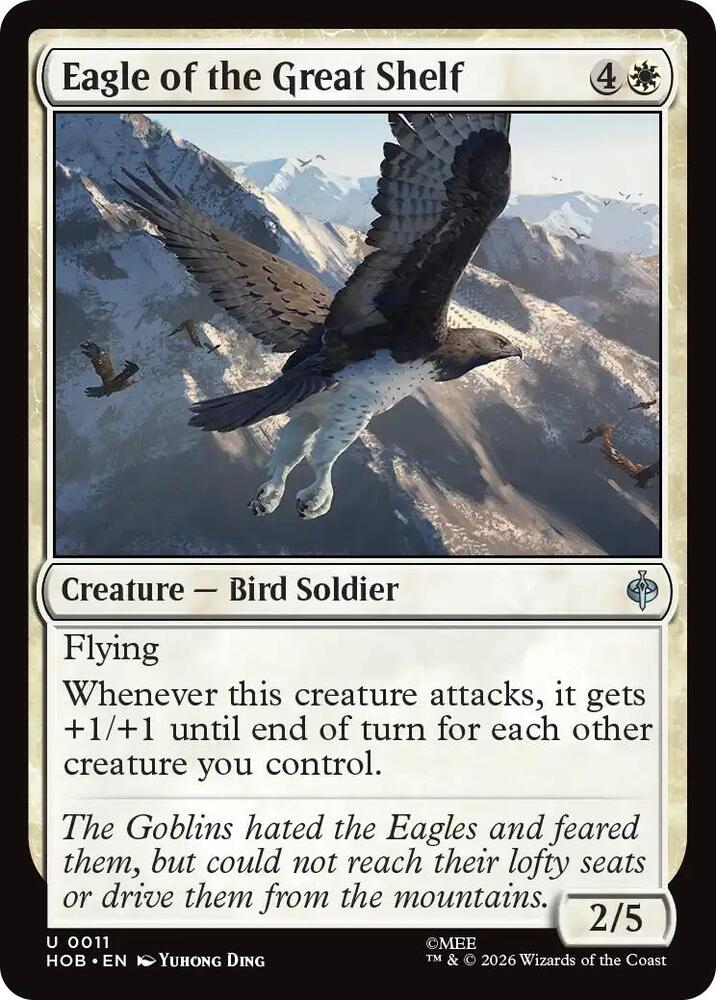 Eagle of the Great Shelf 11 card from The Hobbit