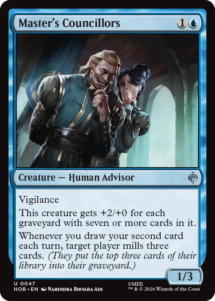 Master's Councillors 47 card from The Hobbit