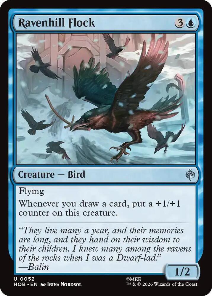 Ravenhill Flock 52 card from The Hobbit