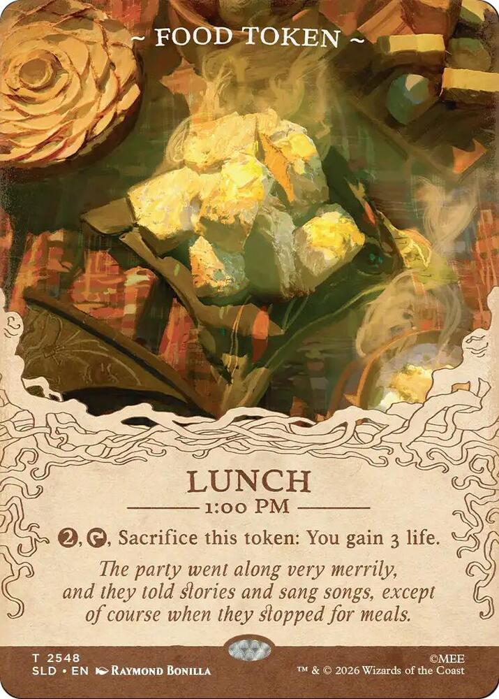 Food Token 2548 card from Secret Lair Drop Series