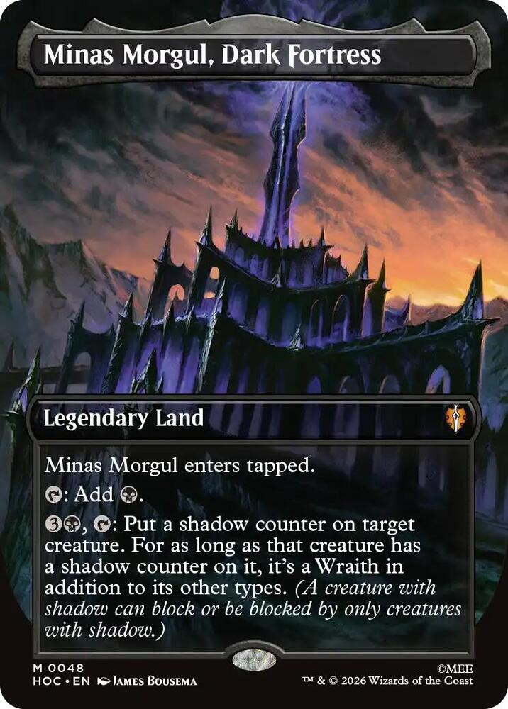 Minas Morgul, Dark Fortress (Borderless) 48 card from The Hobbit: Eternal-Legal