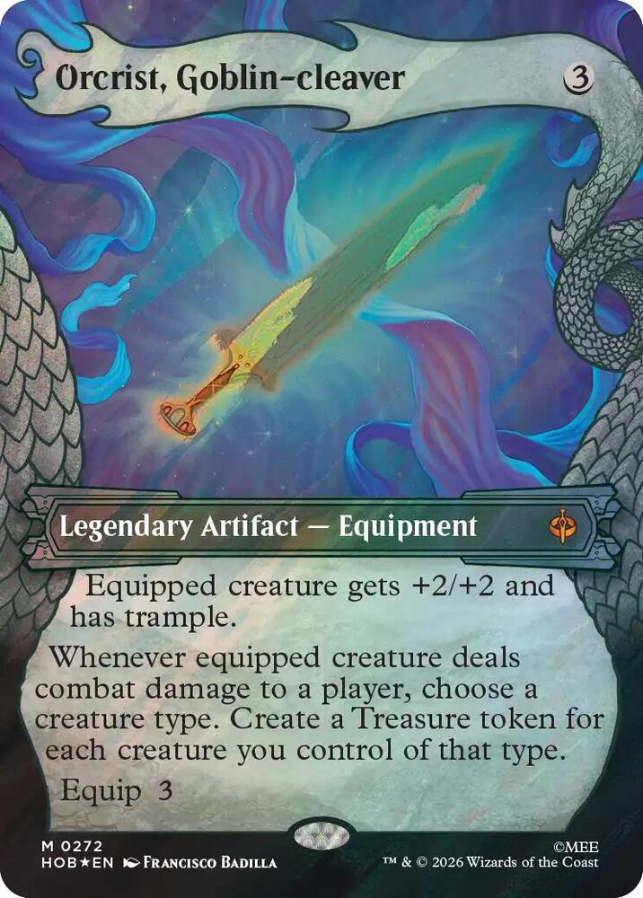 Orcrist, Goblin-cleaver (Showcase) (Surge Foil) 272 card from The Hobbit