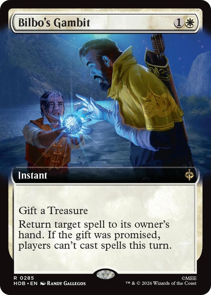 Bilbo's Gambit (Extended Art) 285 card from The Hobbit