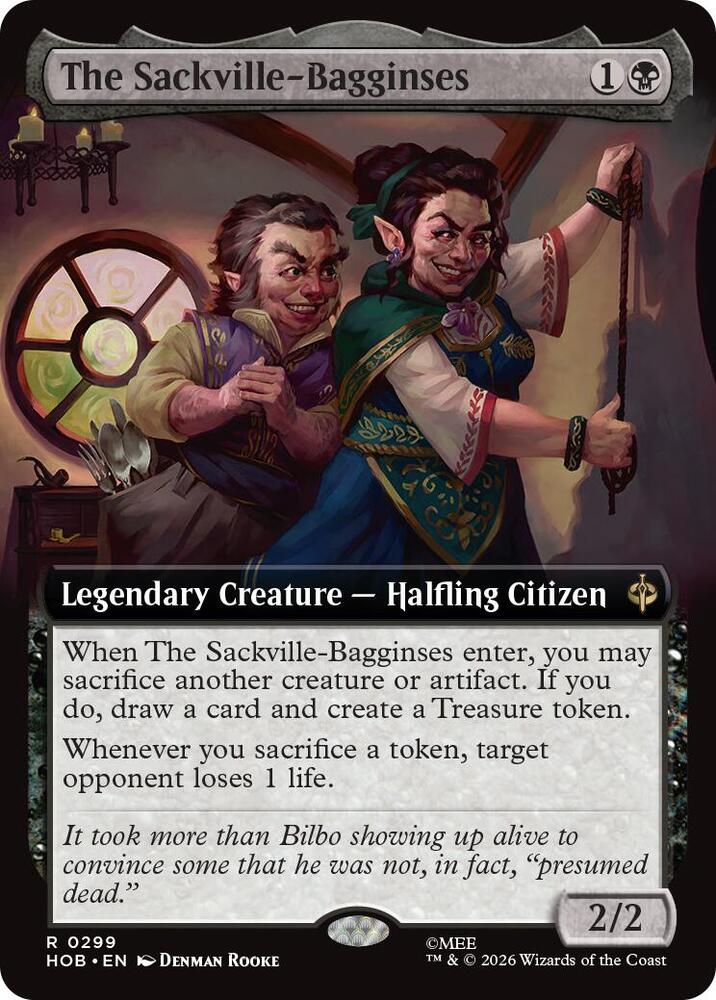 The Sackville-Bagginses (Extended Art) 299 card from The Hobbit