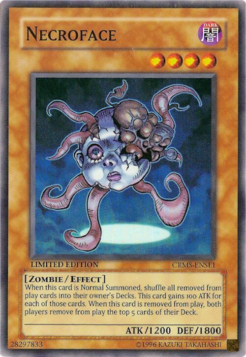 Necroface CRMS-ENSE1 card from Crimson Crisis