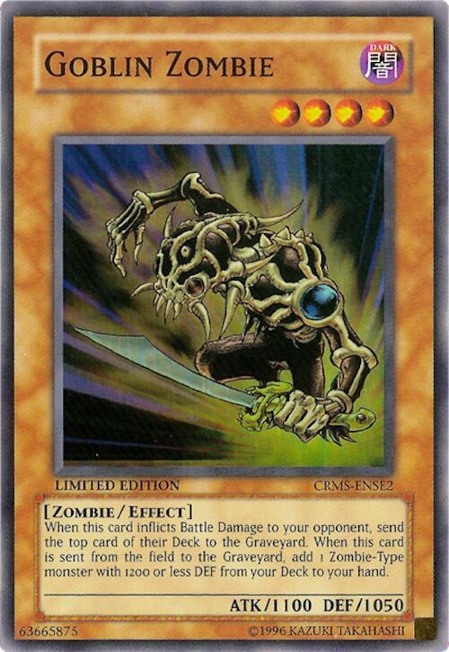 Goblin Zombie CRMS-ENSE2 card from Crimson Crisis